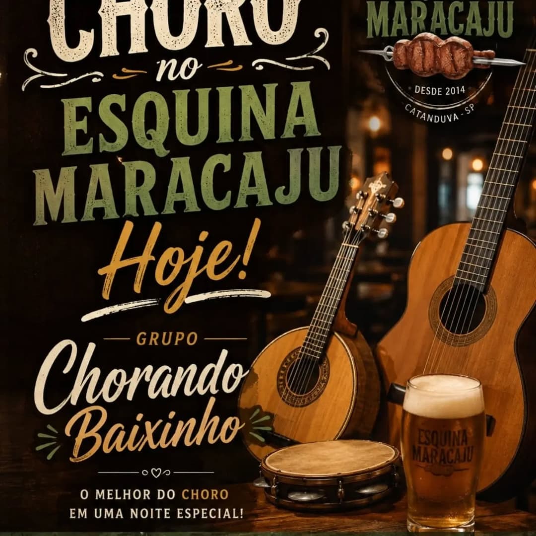 Flyer de Grupo Chorando Baixinho