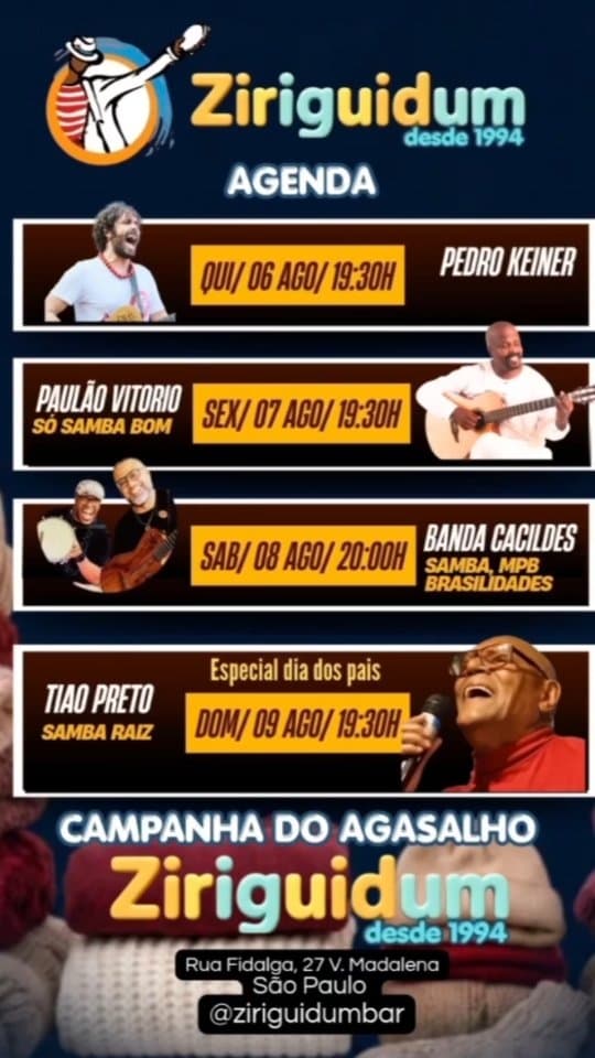 Flyer de Banda Cacilde’s Oficial