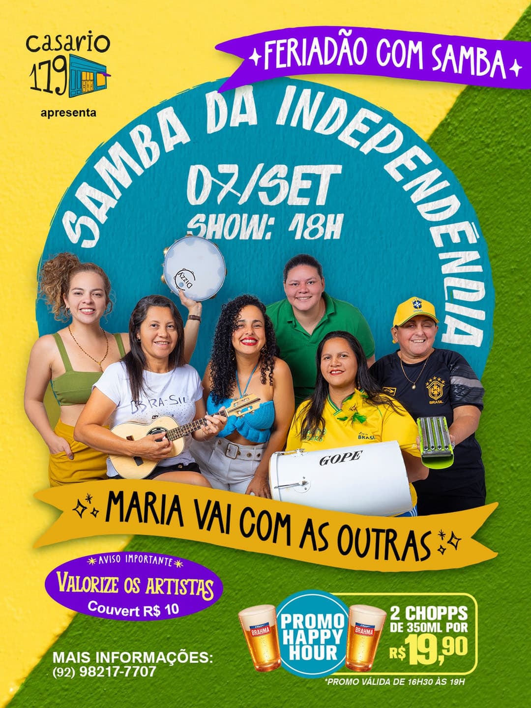 Flyer de Maria Vai Com as Outras