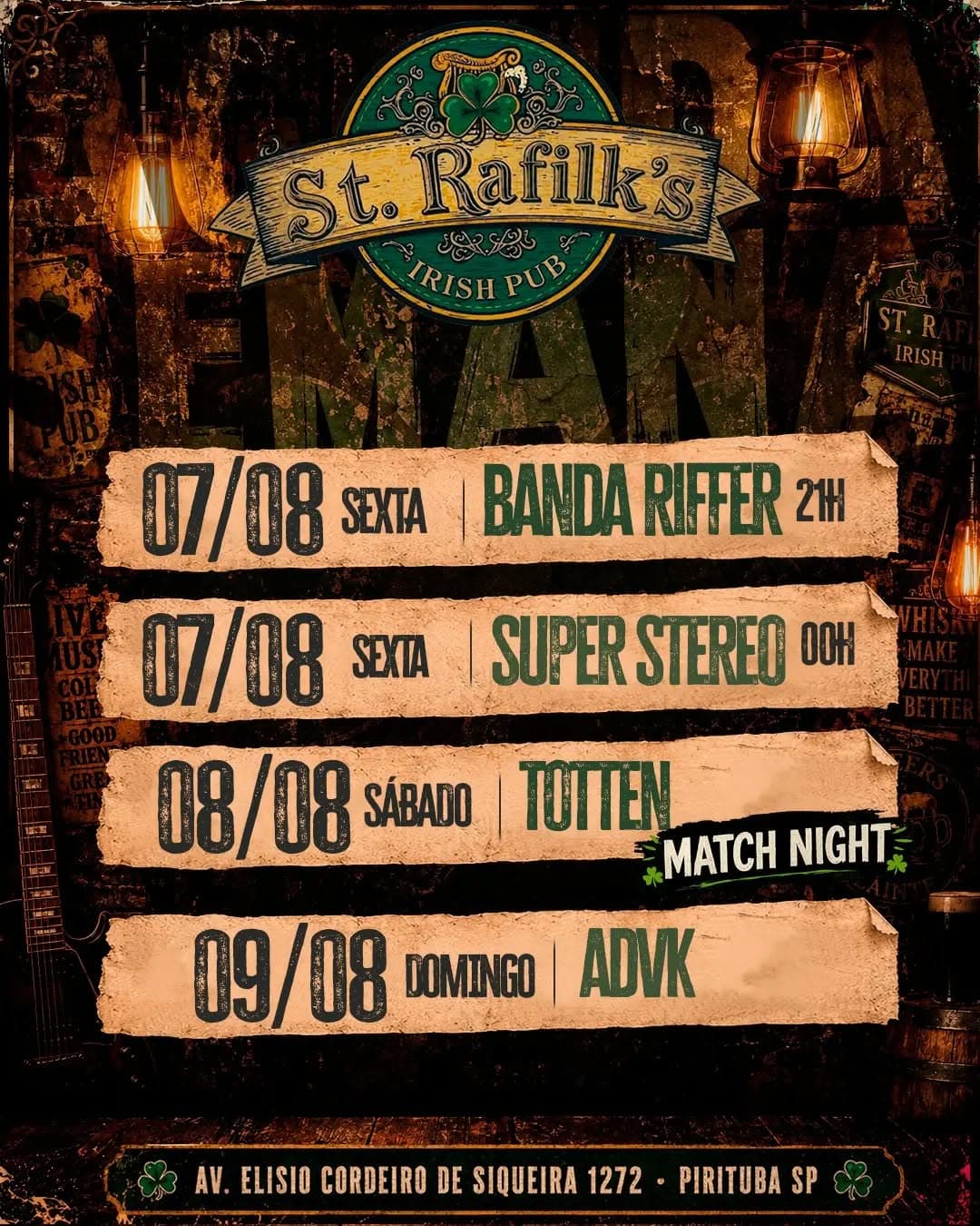 Flyer de Totten Oficial