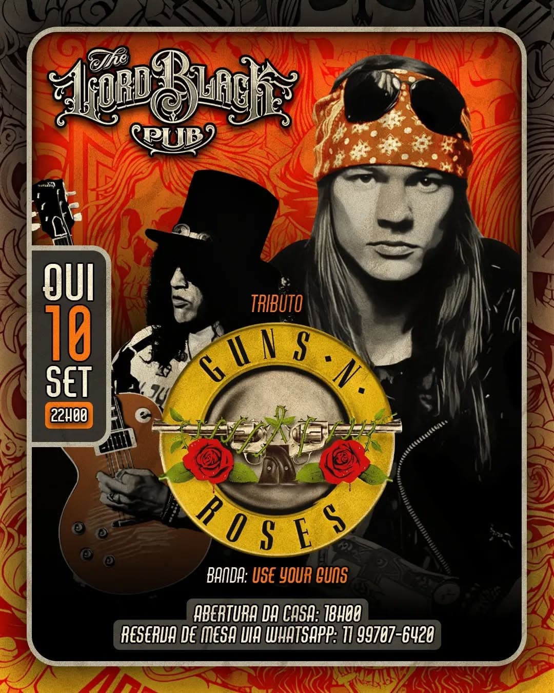 Flyer de Use Your Guns