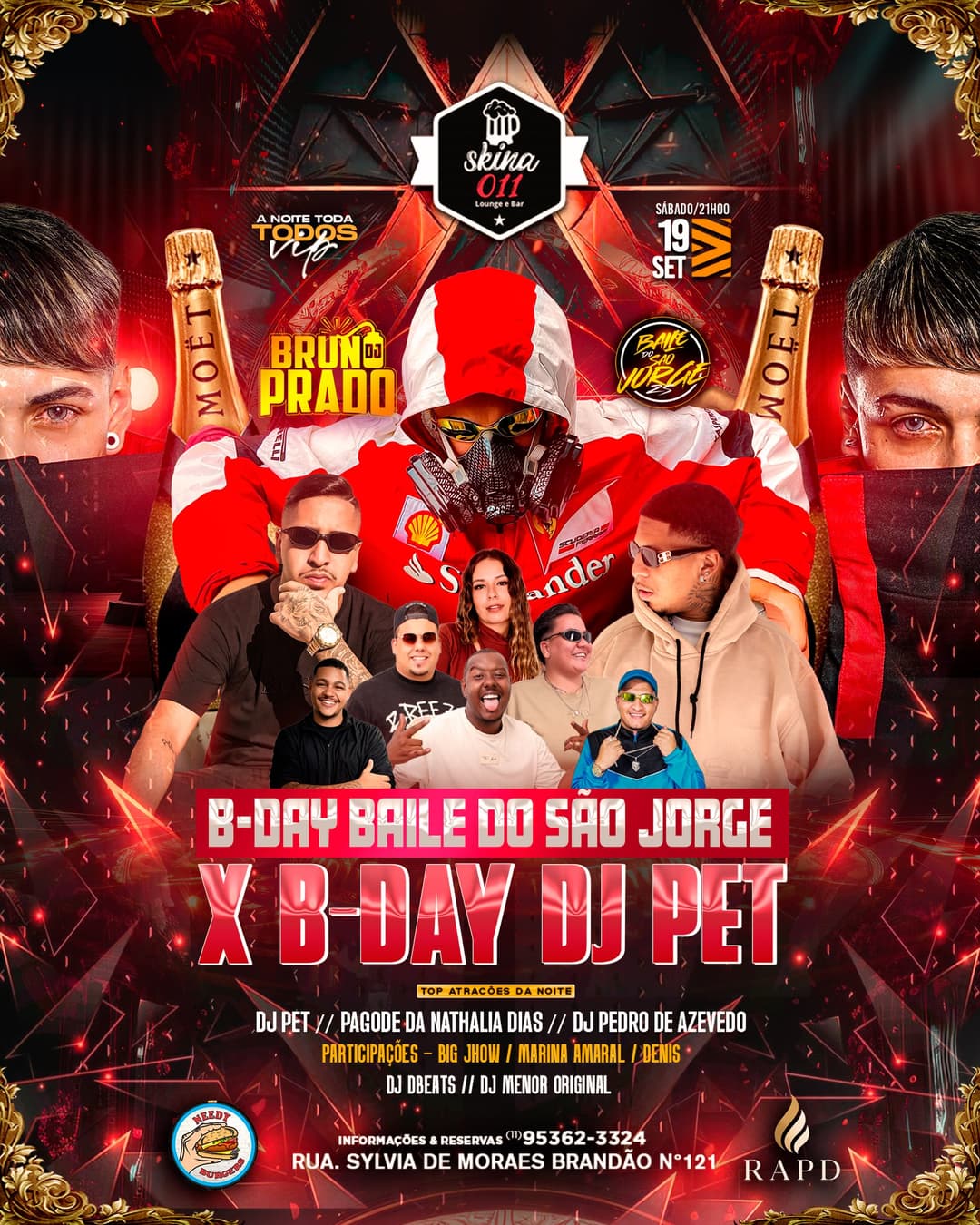 Flyer de DJ Bruno Prado