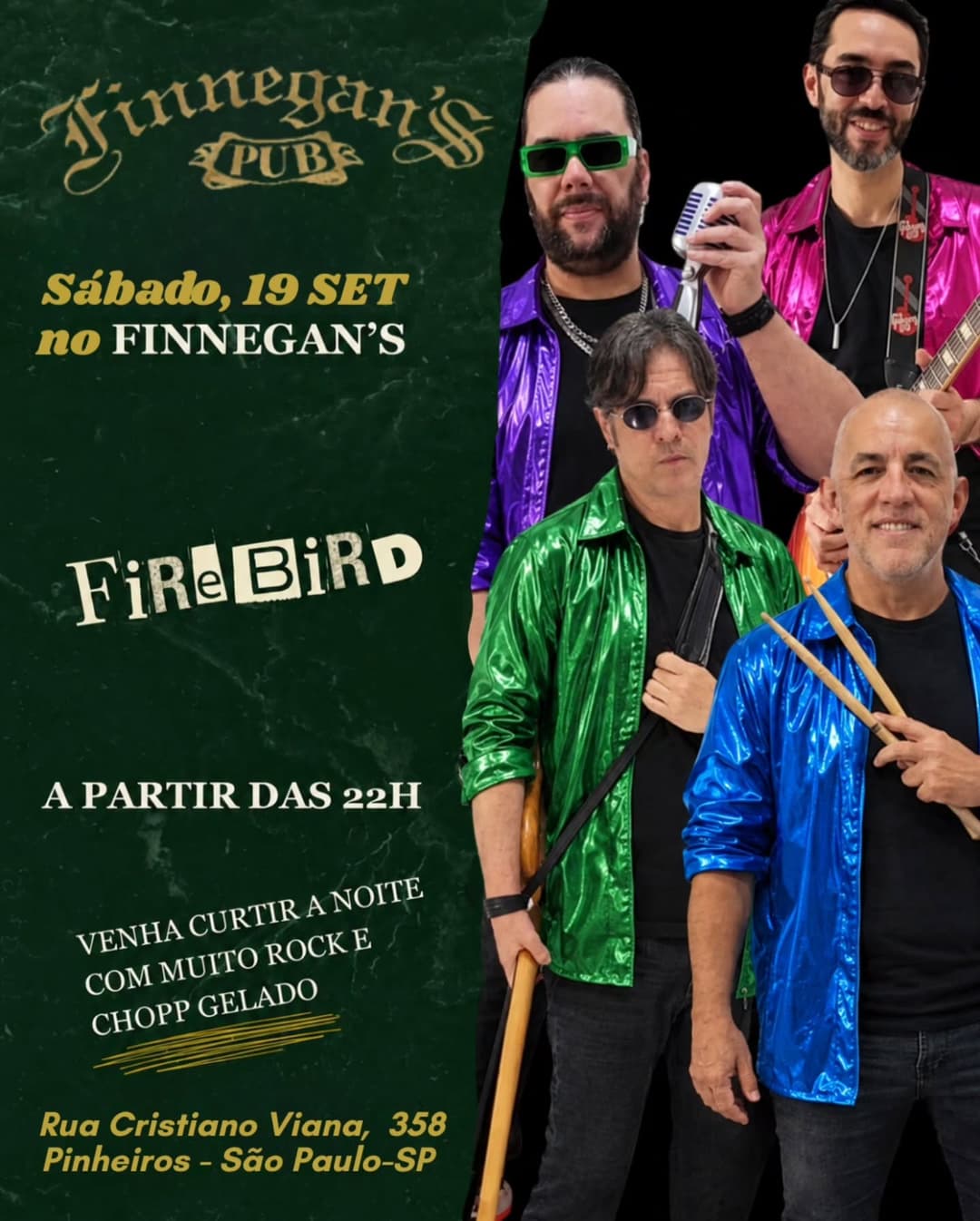 Flyer de Banda Firebird