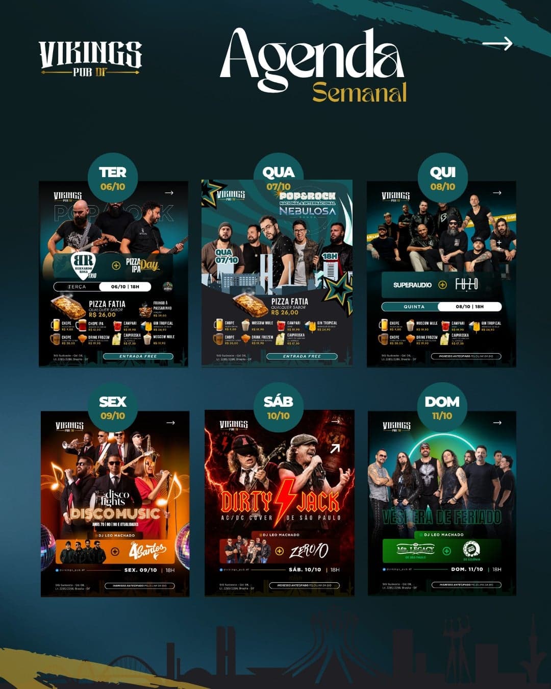 Flyer de Superaudio e Banda Fuzo