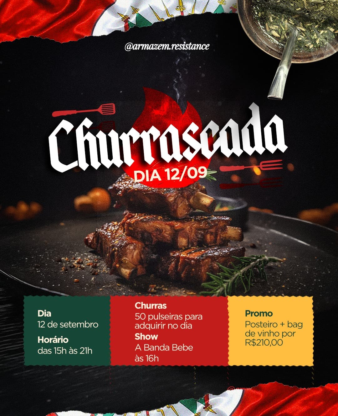 Flyer de Banda Bebe