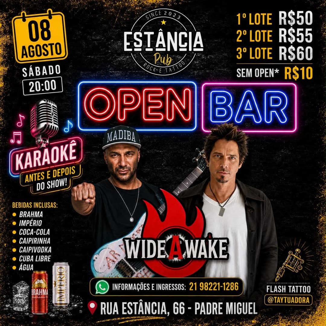 Flyer de Wide Awake