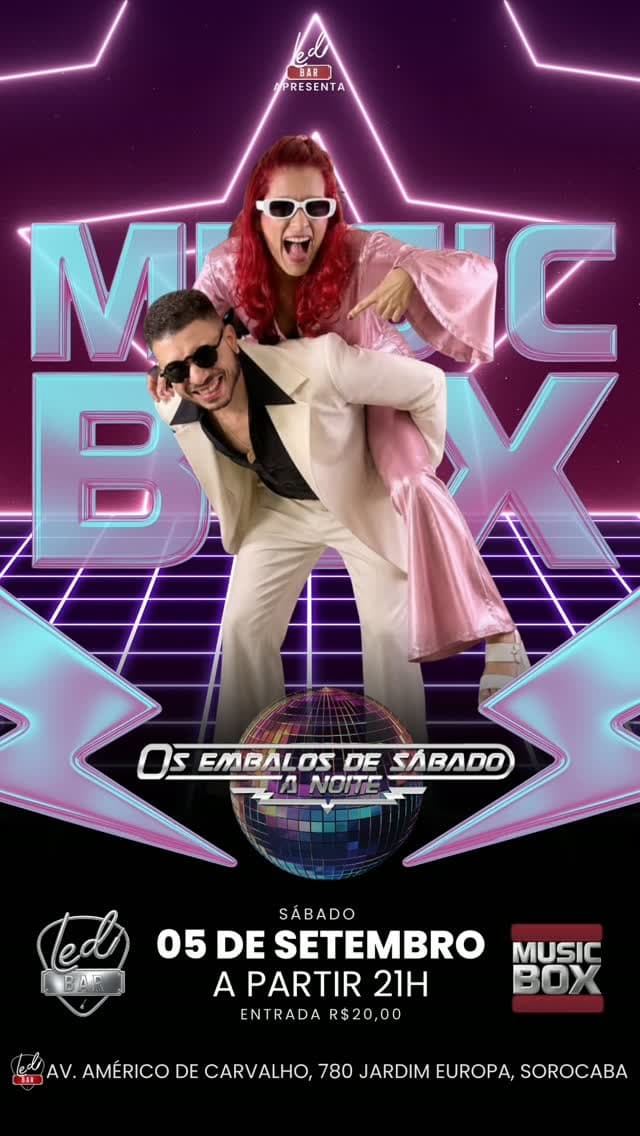 Flyer de Banda Music Box