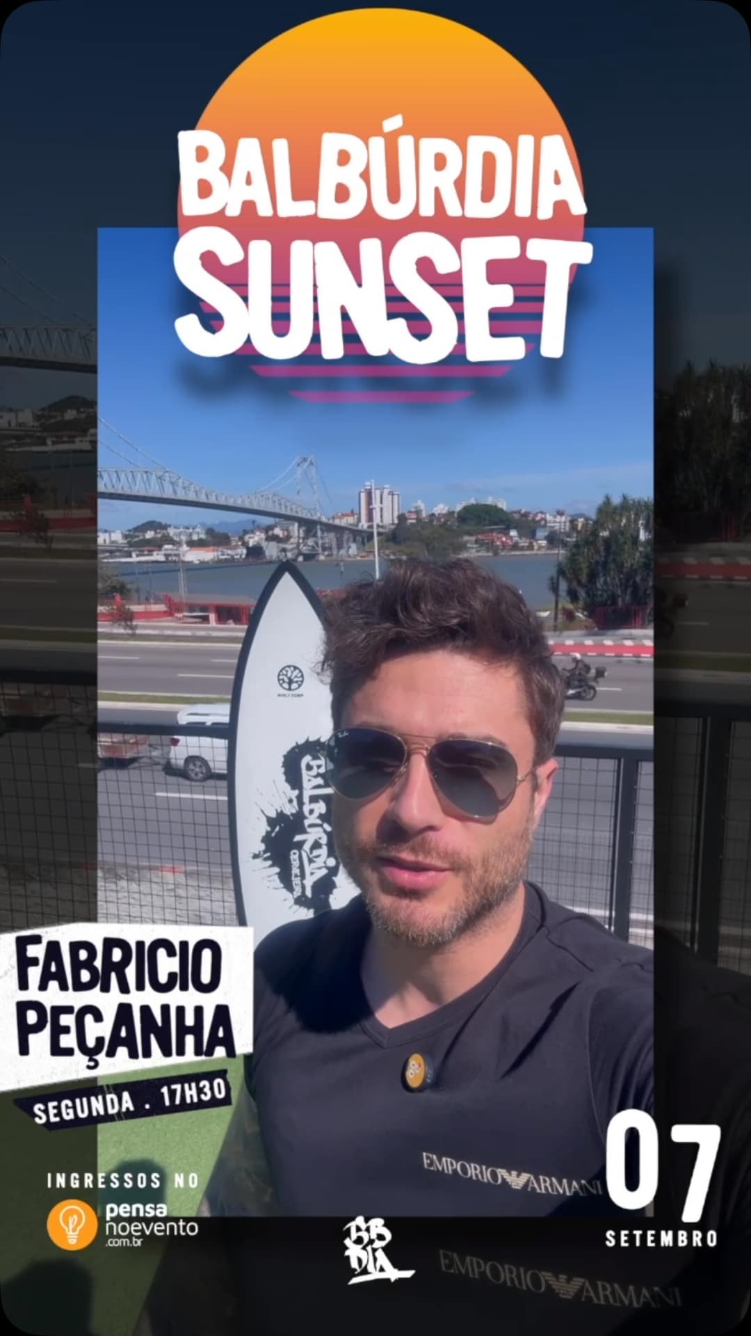Flyer de Fabrício Peçanha