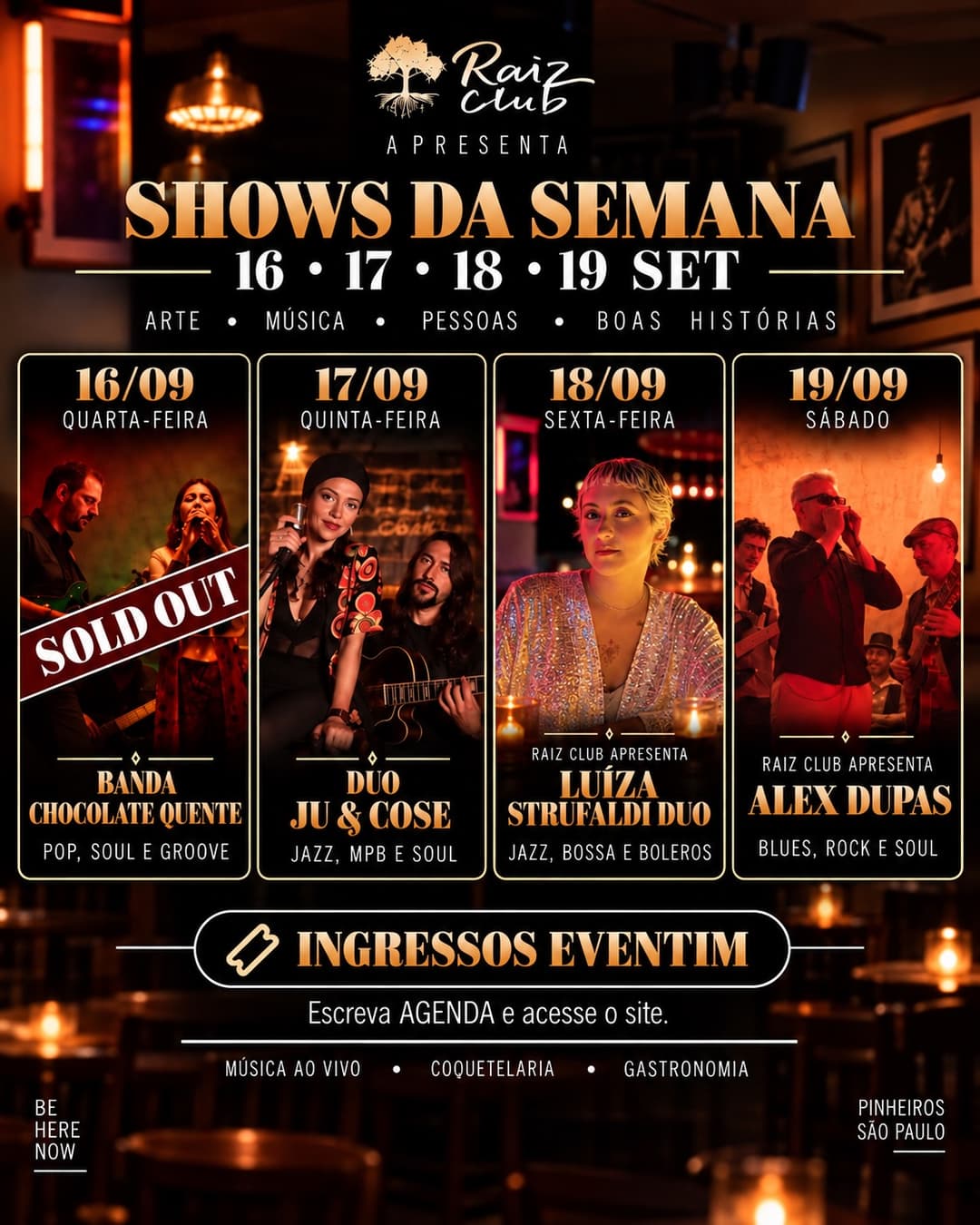 Flyer de Alex Dupas