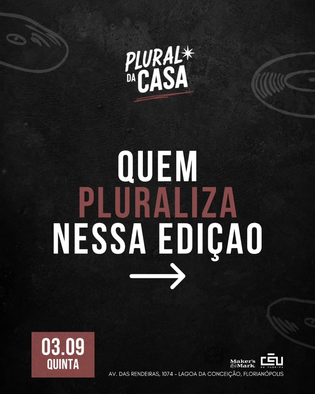 Flyer de Ryan Fidelis, Naquela Mesa, Dispô Santos e Dispô