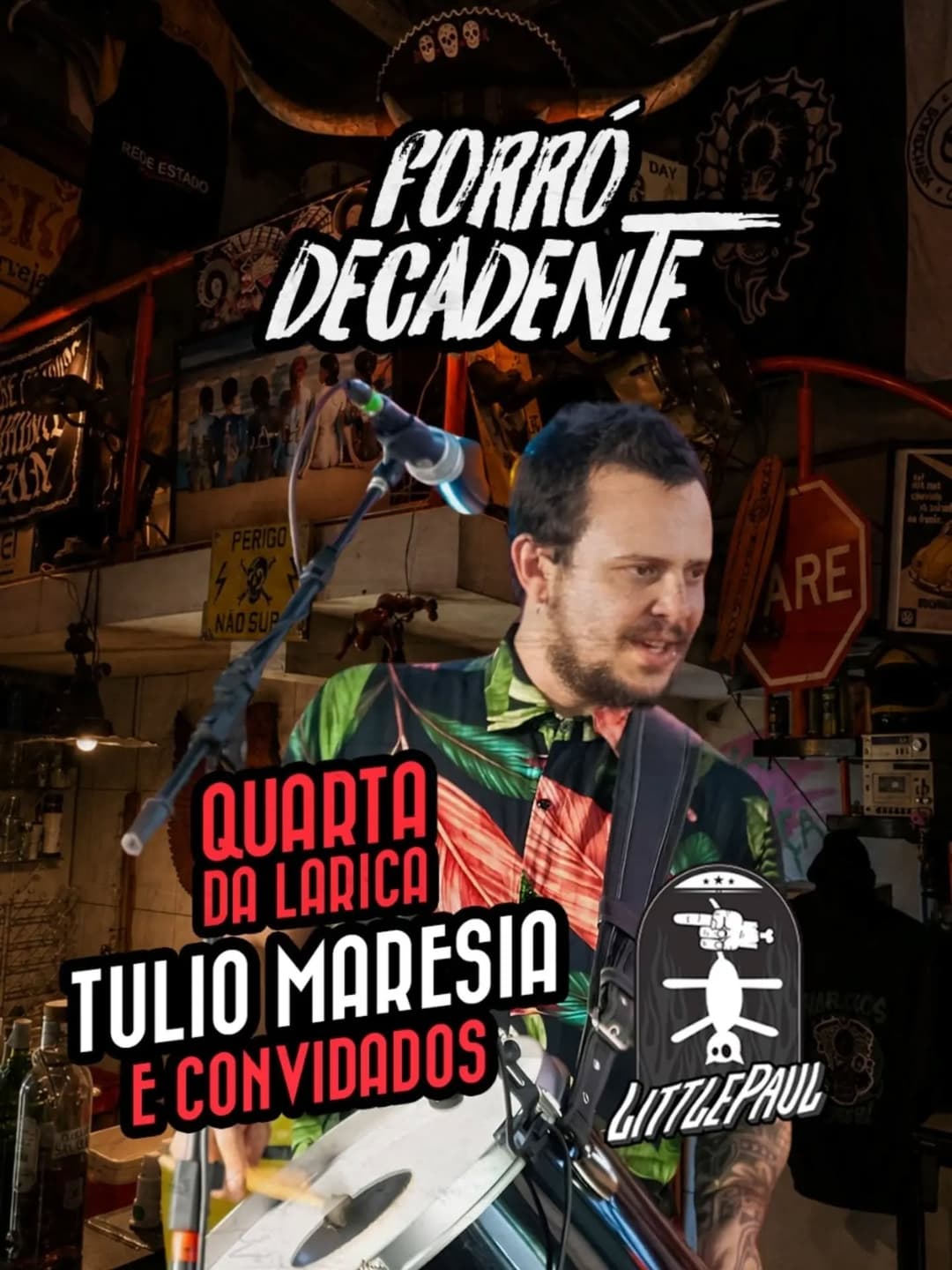Flyer de Tulio Maresia e Convidados