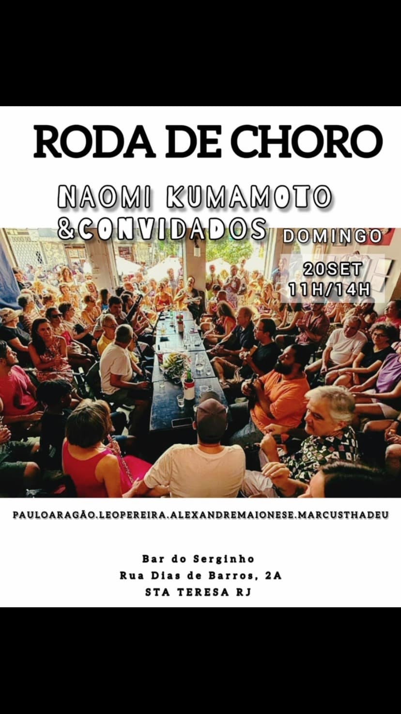 Flyer de Naomi Kumamoto e Alexandre Romanazzi
