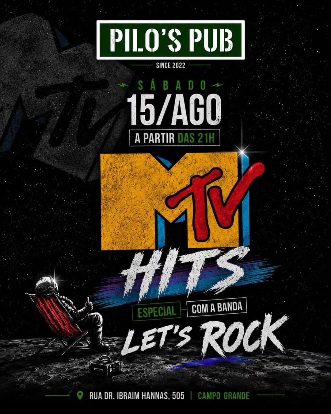 Flyer de Banda Let's Rock