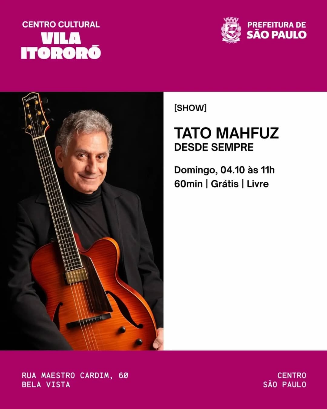 Flyer de Tato Mahfuz