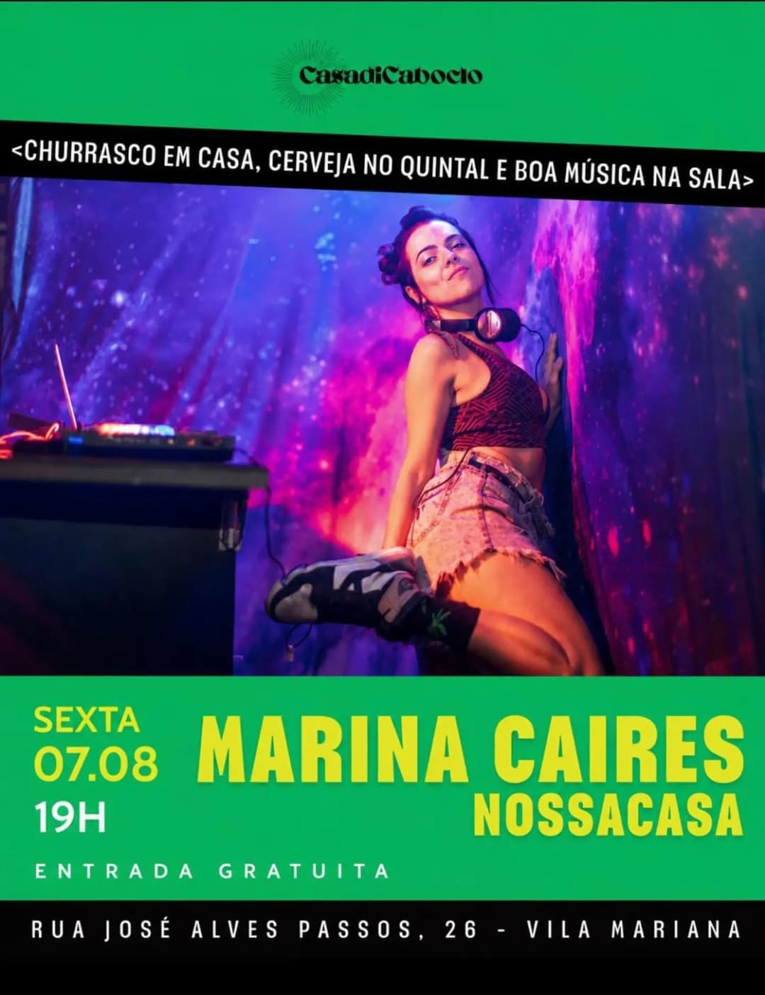 Flyer de Marina Caires