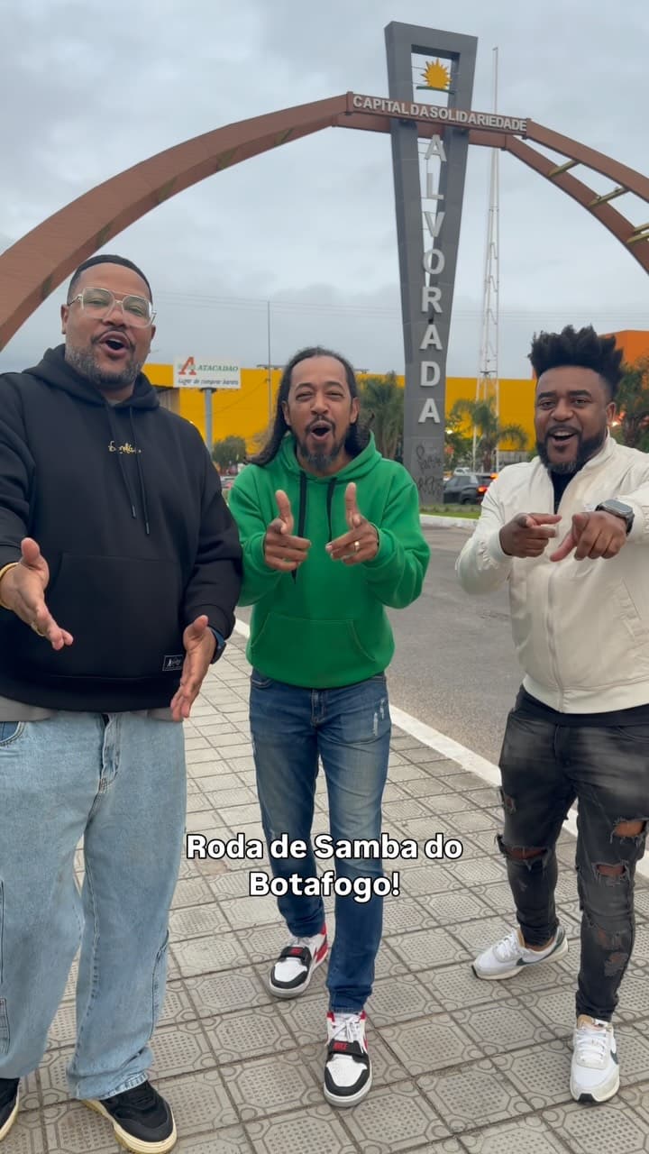 Flyer de Roda de Samba do Botafogo