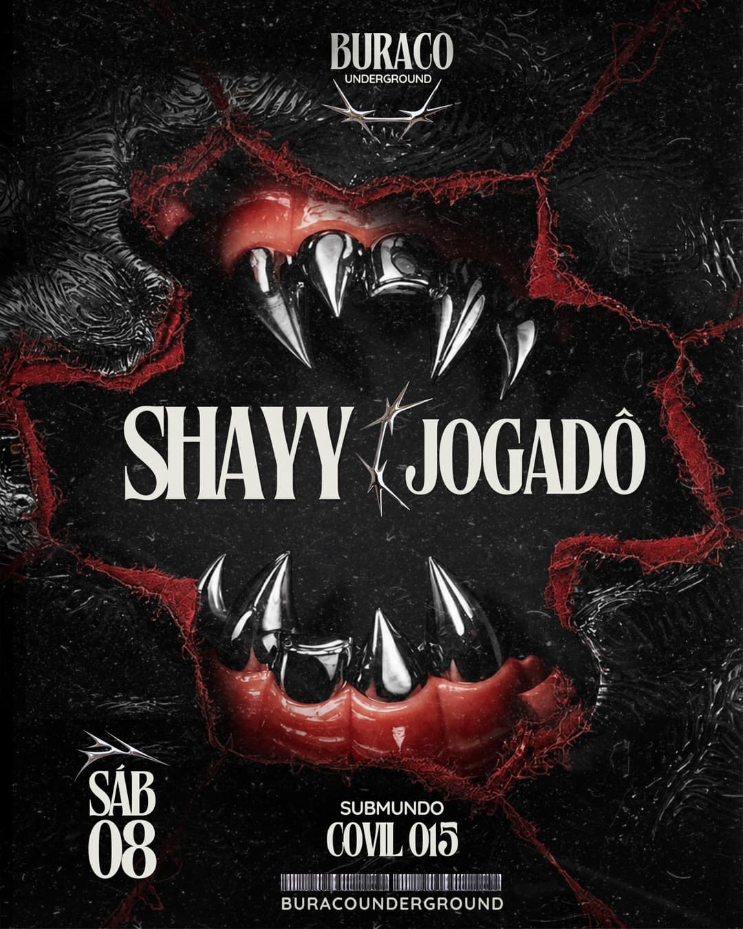 Flyer de DJ Shayy e Jogadô