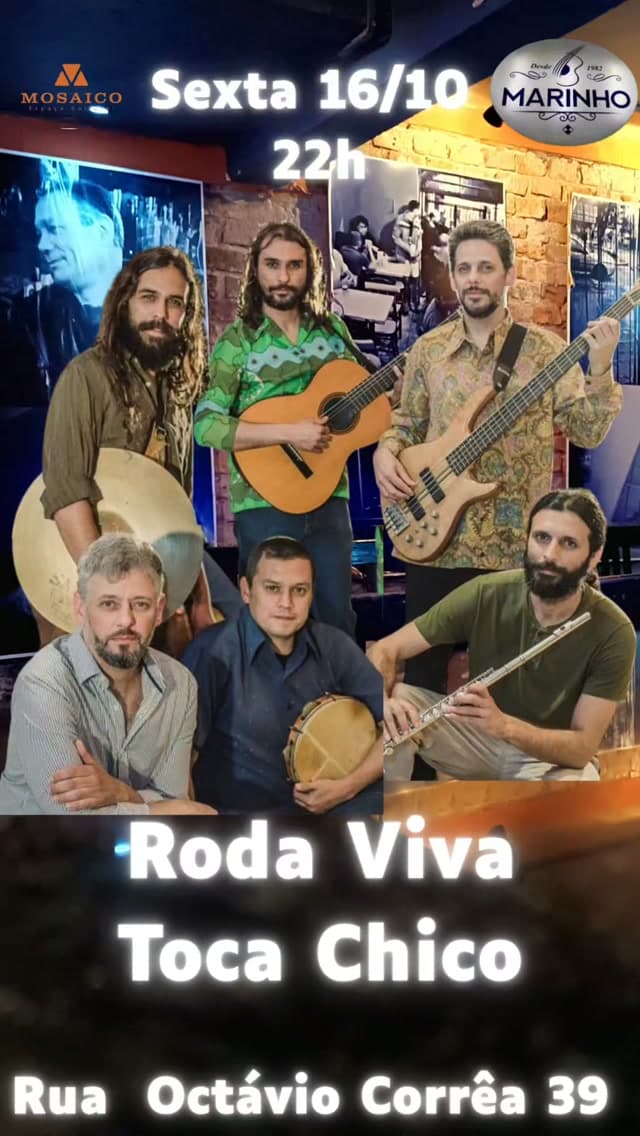 Flyer de Roda Viva