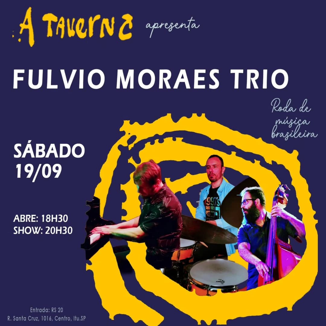 Flyer de Fulvio Moraes