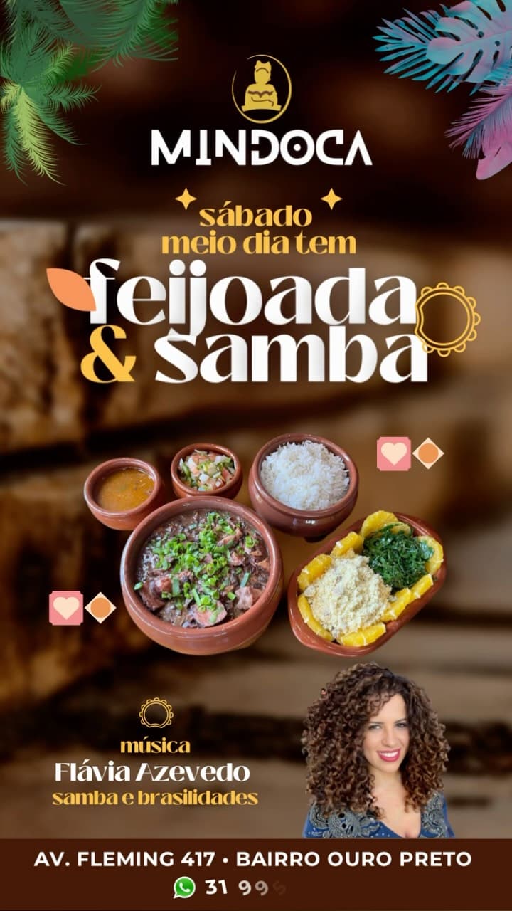 Flyer de Flávia Azevedo