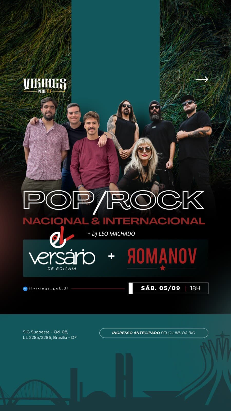 Flyer de Versário e Romanov