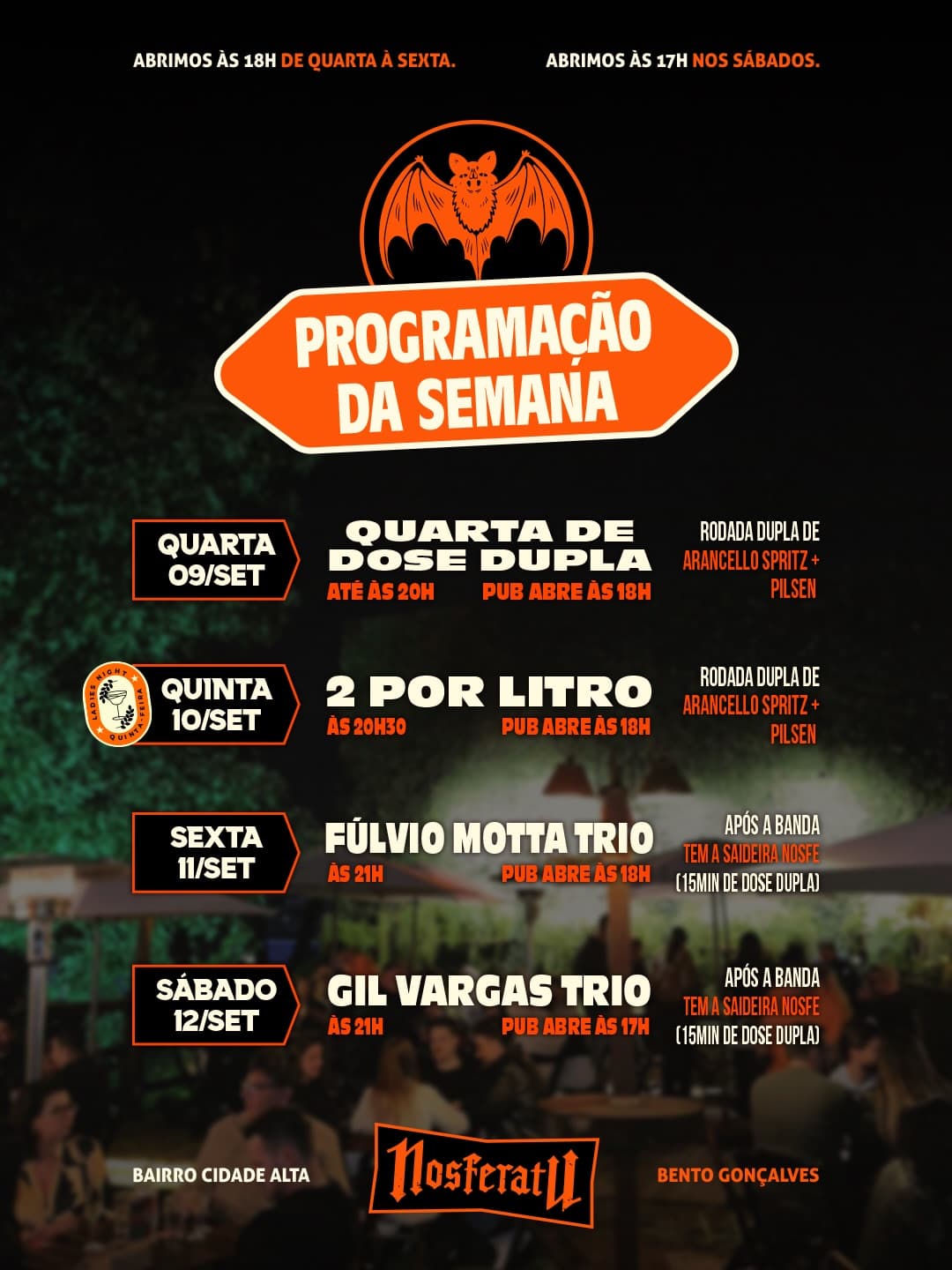 Flyer de Gil Vargas Trio