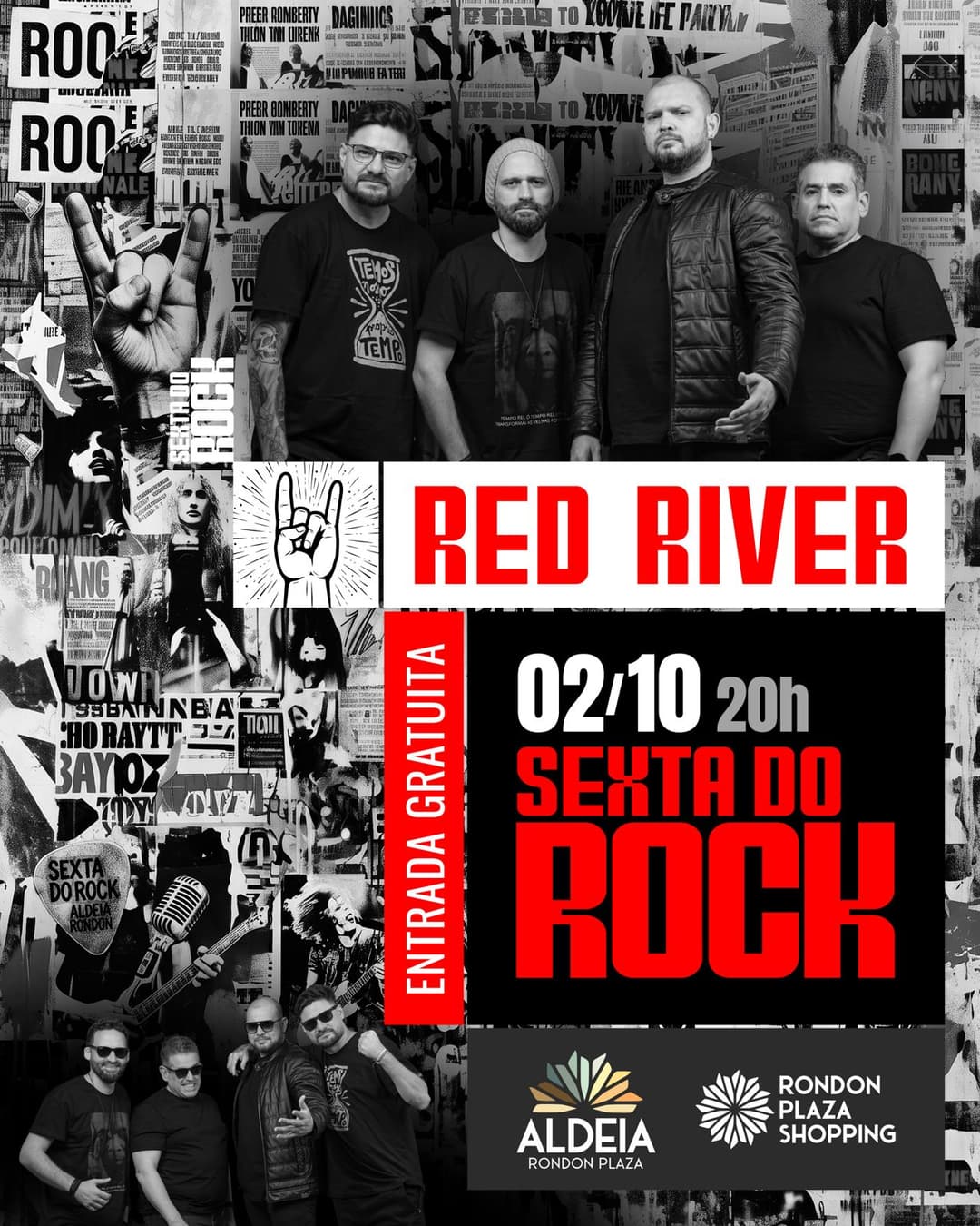 Flyer de Banda Red River