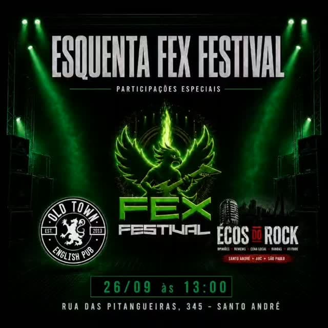 Flyer de Banda Beco sem Saída