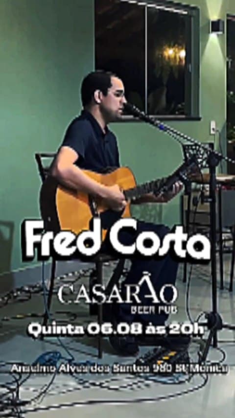 Flyer de Fred Costa