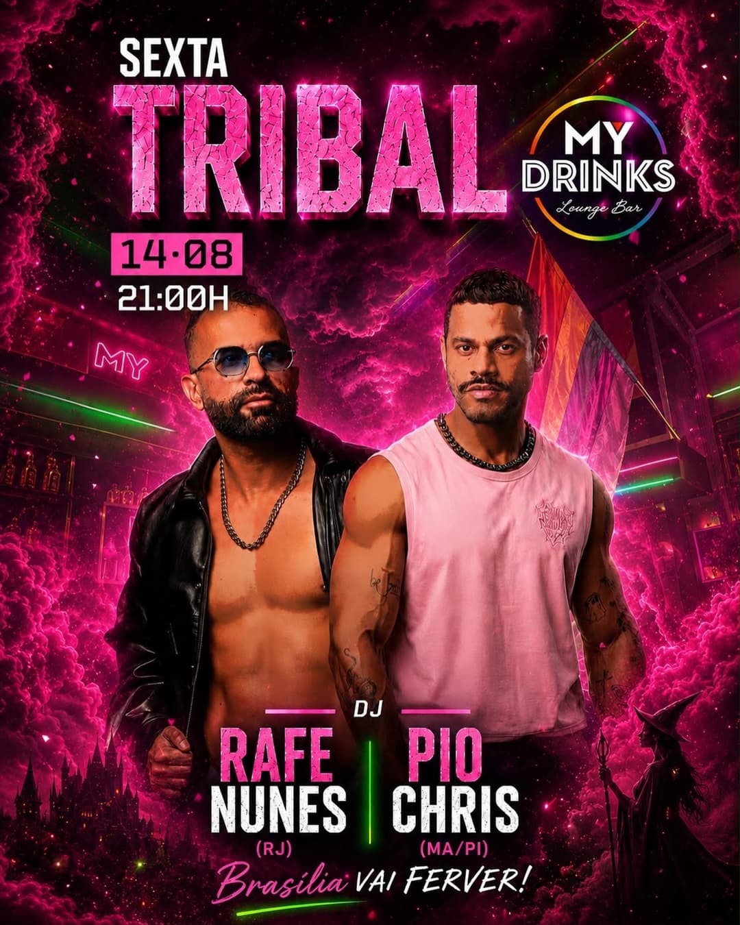 Flyer de Rafe Nunes e Pio Chris