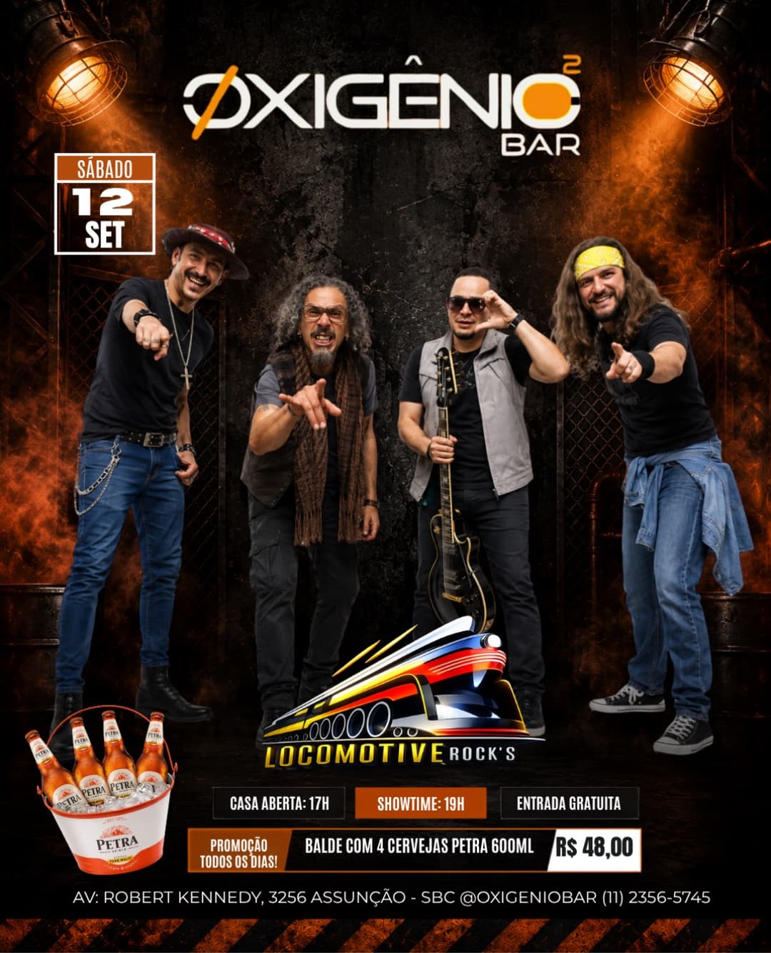 Flyer de Locomotive Rock's