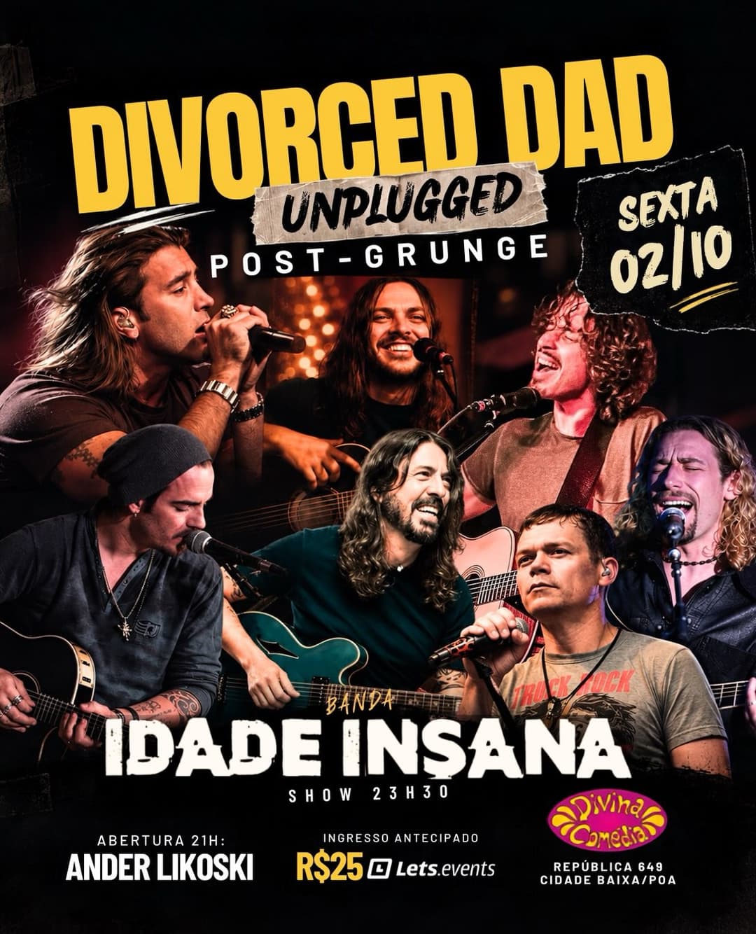 Flyer de Idade Insana