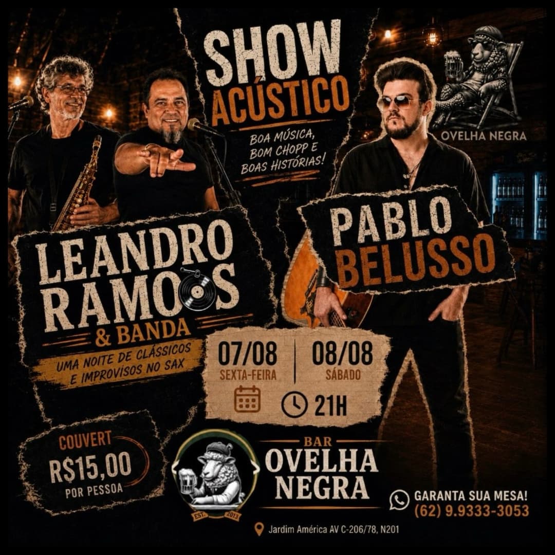 Flyer de Pablo Belusso