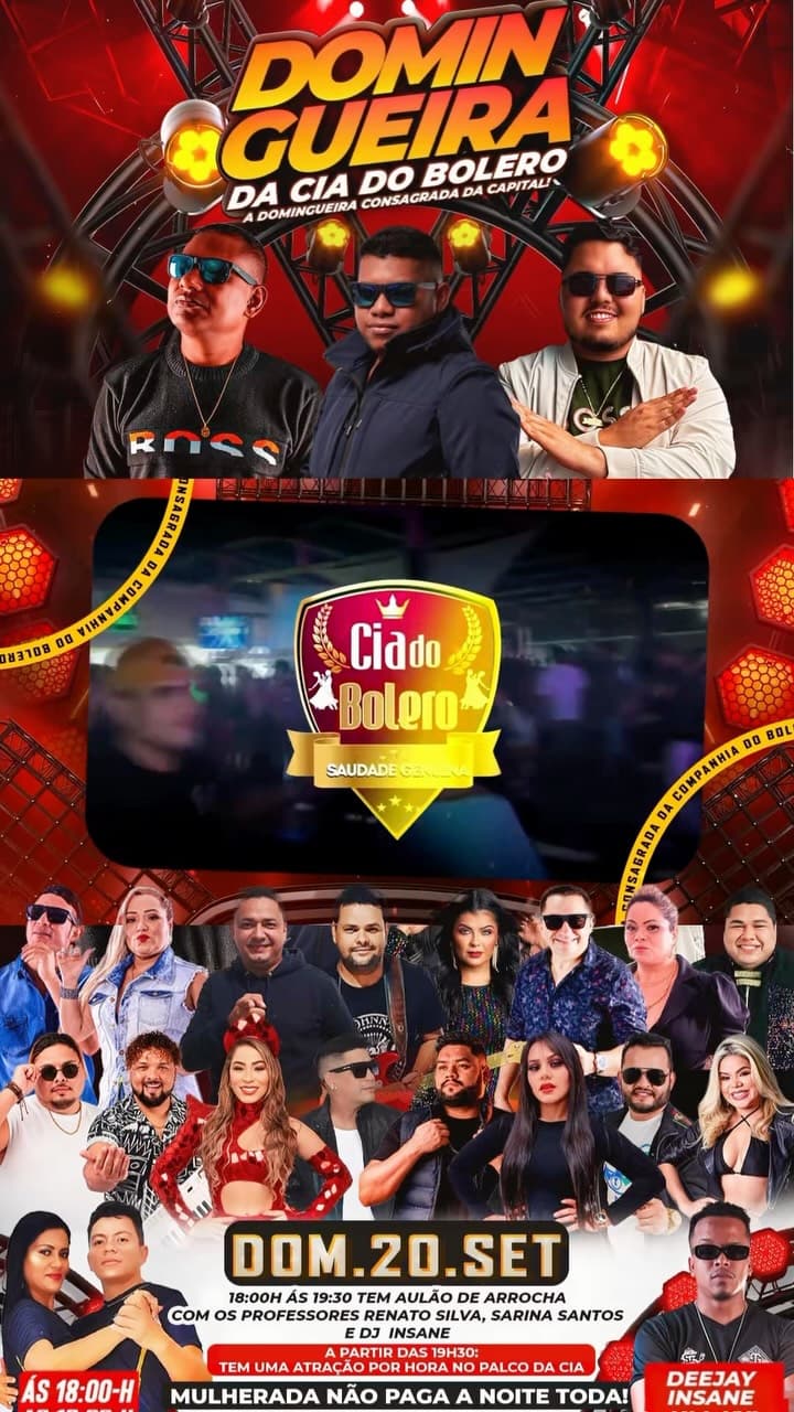 Flyer de Neyzinho e Bena Ninss, Bena Ninss e mais 16 artistas