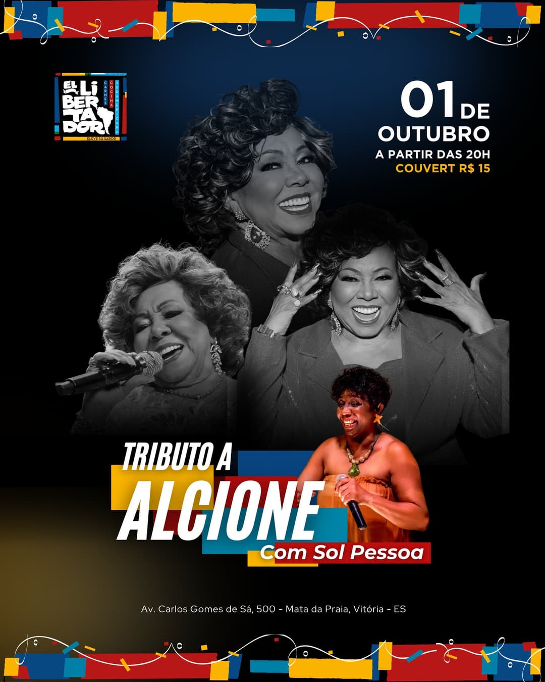 Flyer de Sol Pessoa