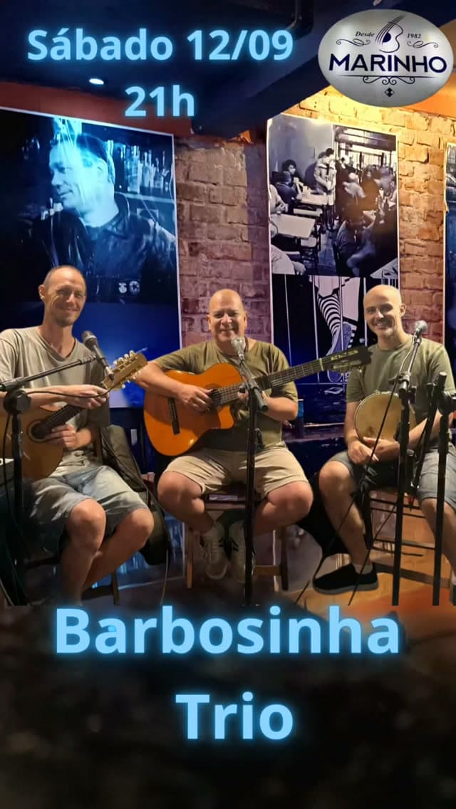 Flyer de Barbosinha Trio