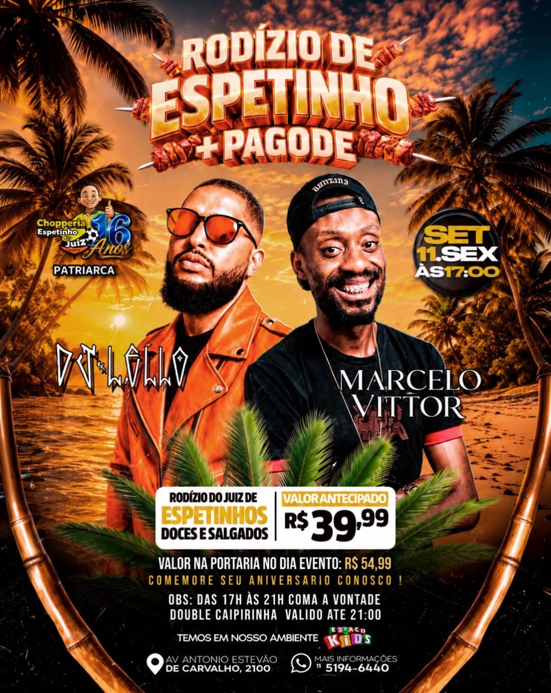 Flyer de Léllo e _mvofc