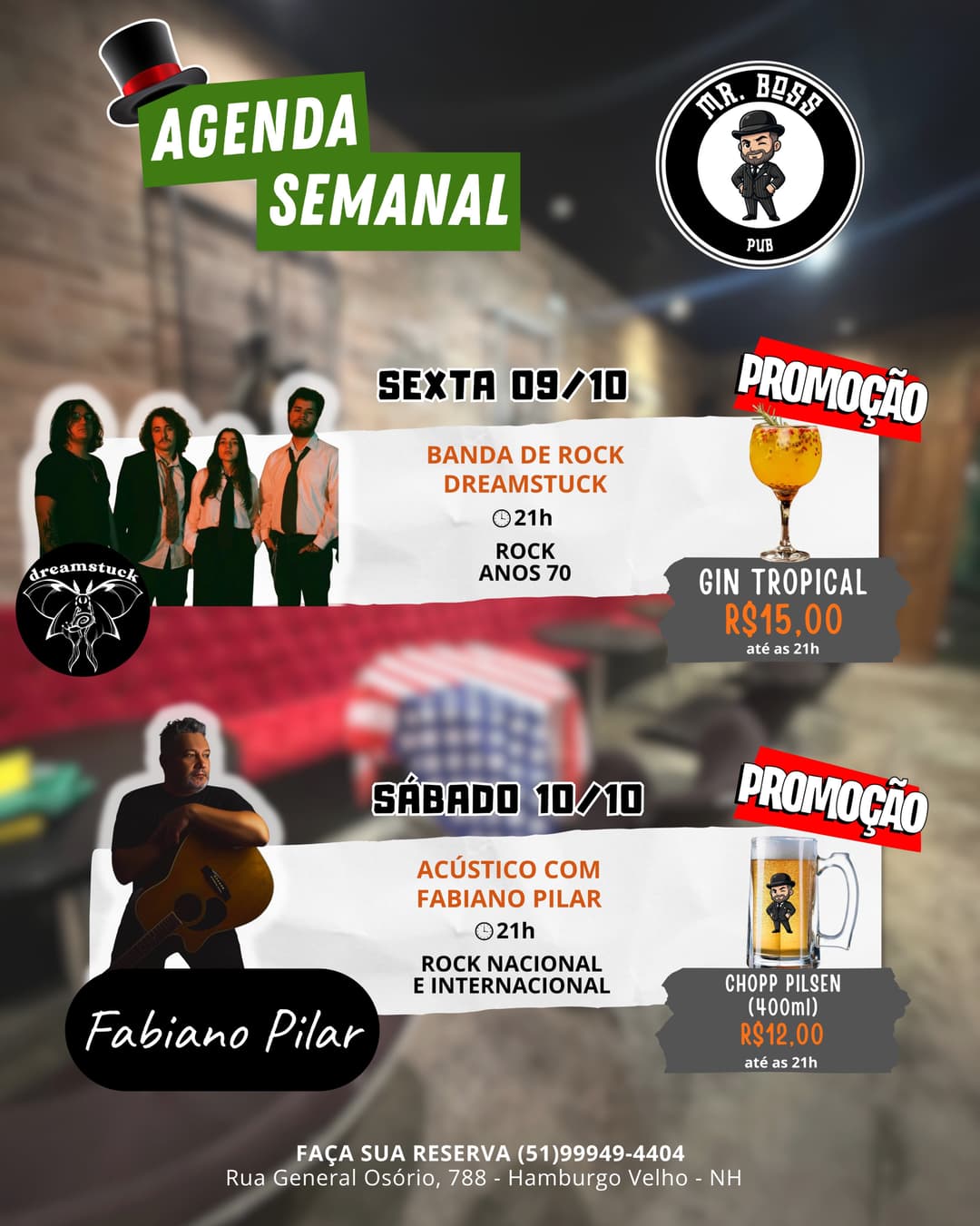 Flyer de Fabiano Pilar