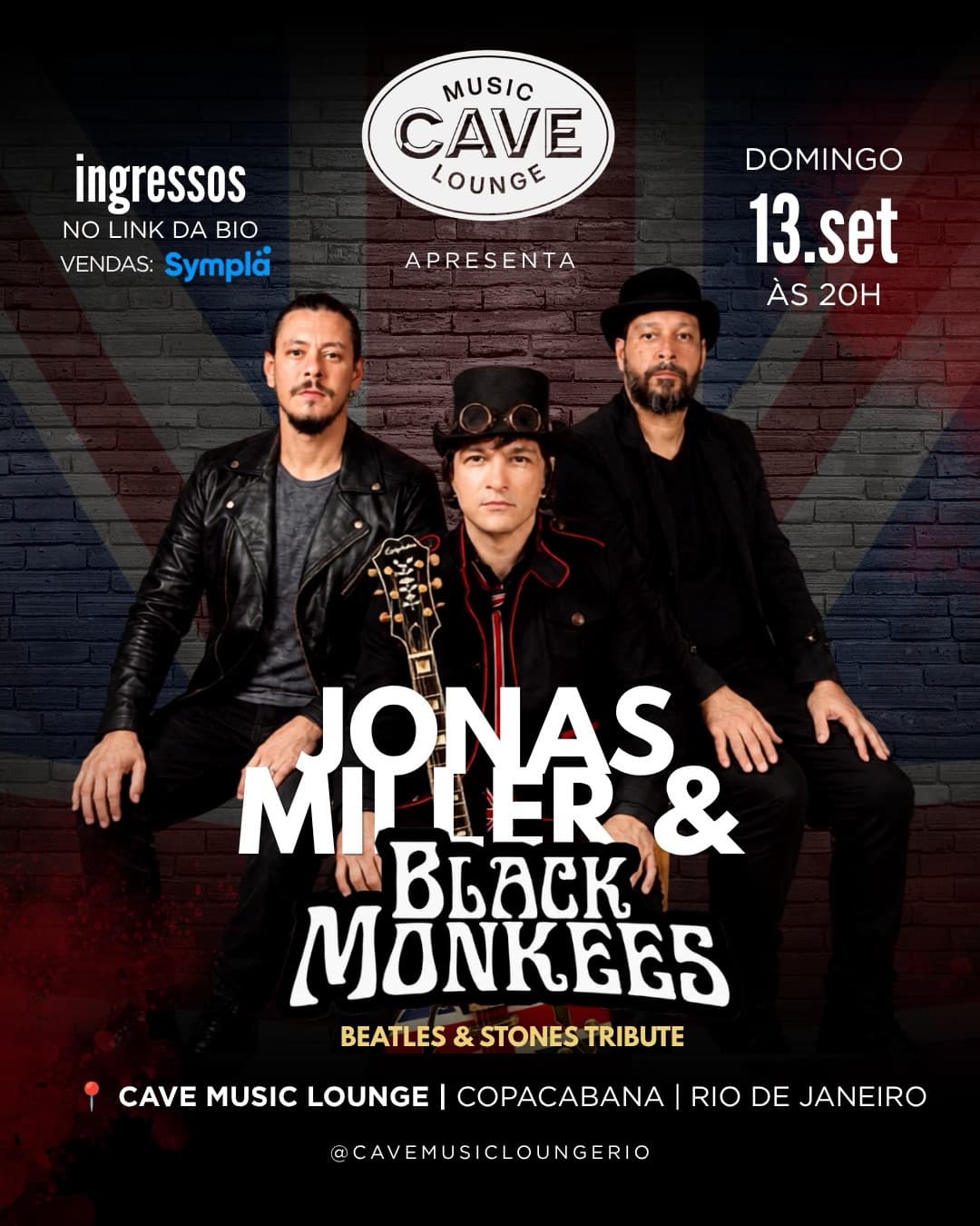 Flyer de Jonas Miller & Black Monkees