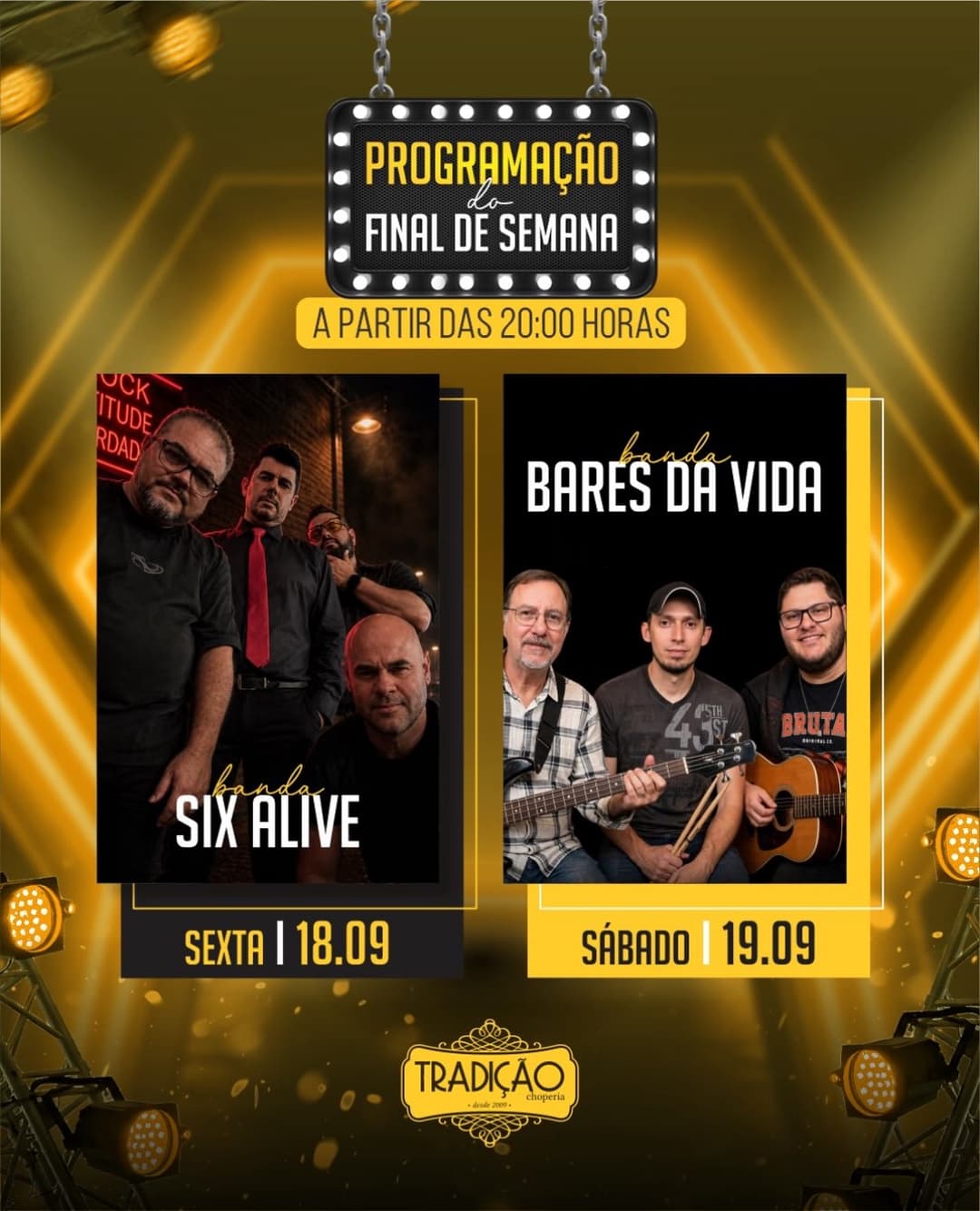 Flyer de Bares da Vida