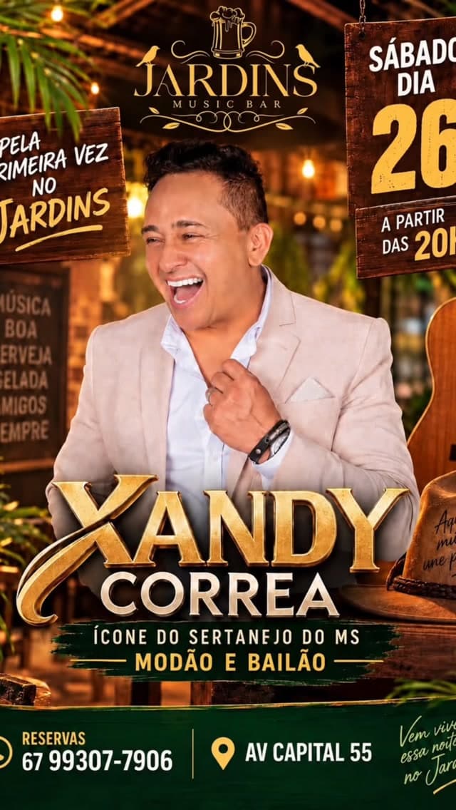 Flyer de Xandy Correa
