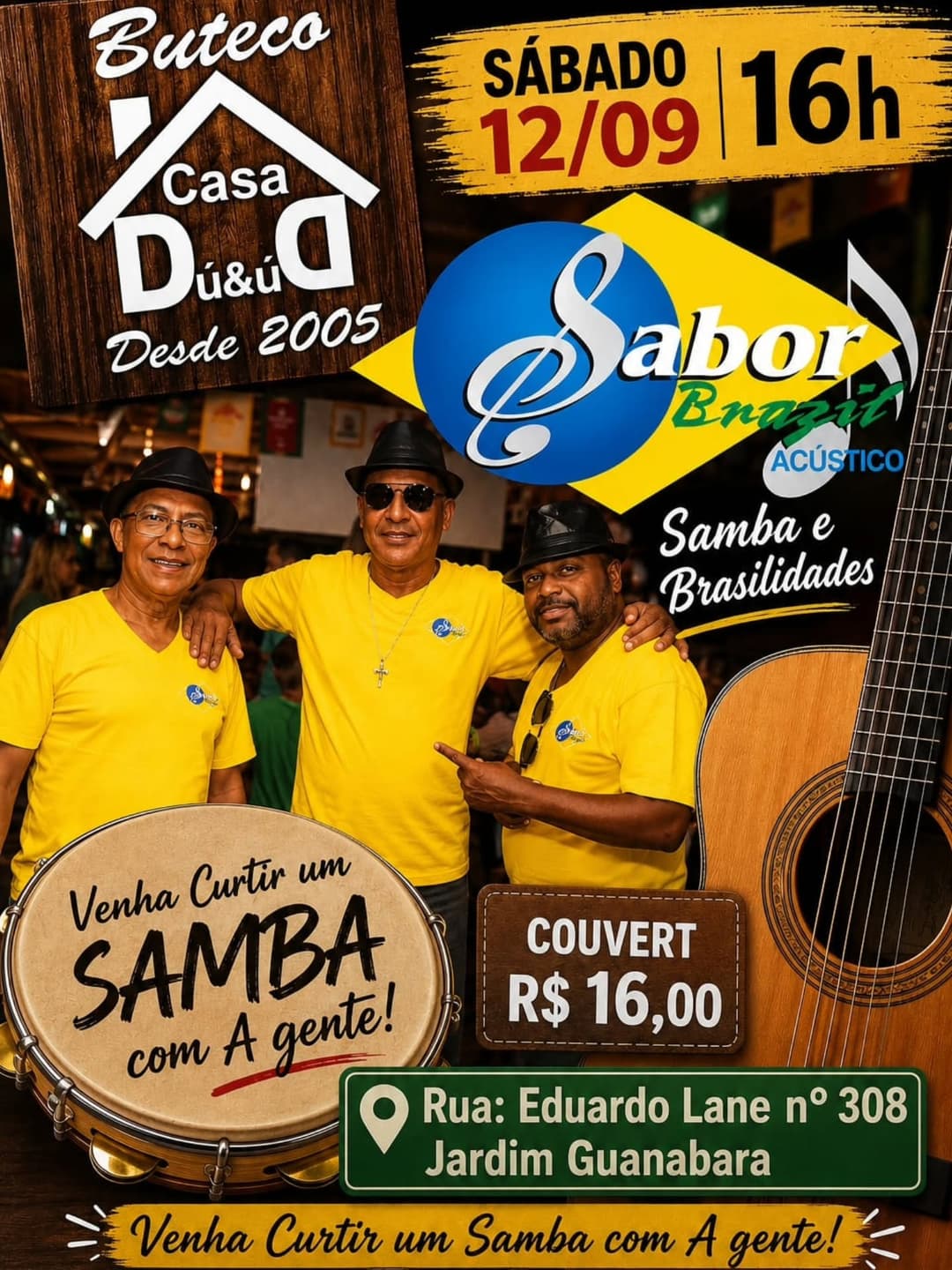 Flyer de Sabor Brazil