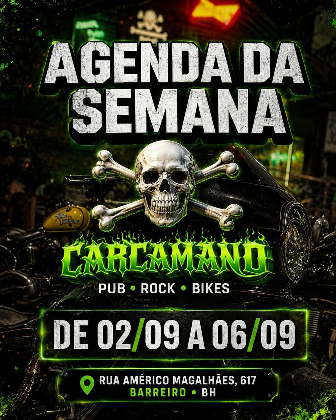 Flyer de Davi Carneiro