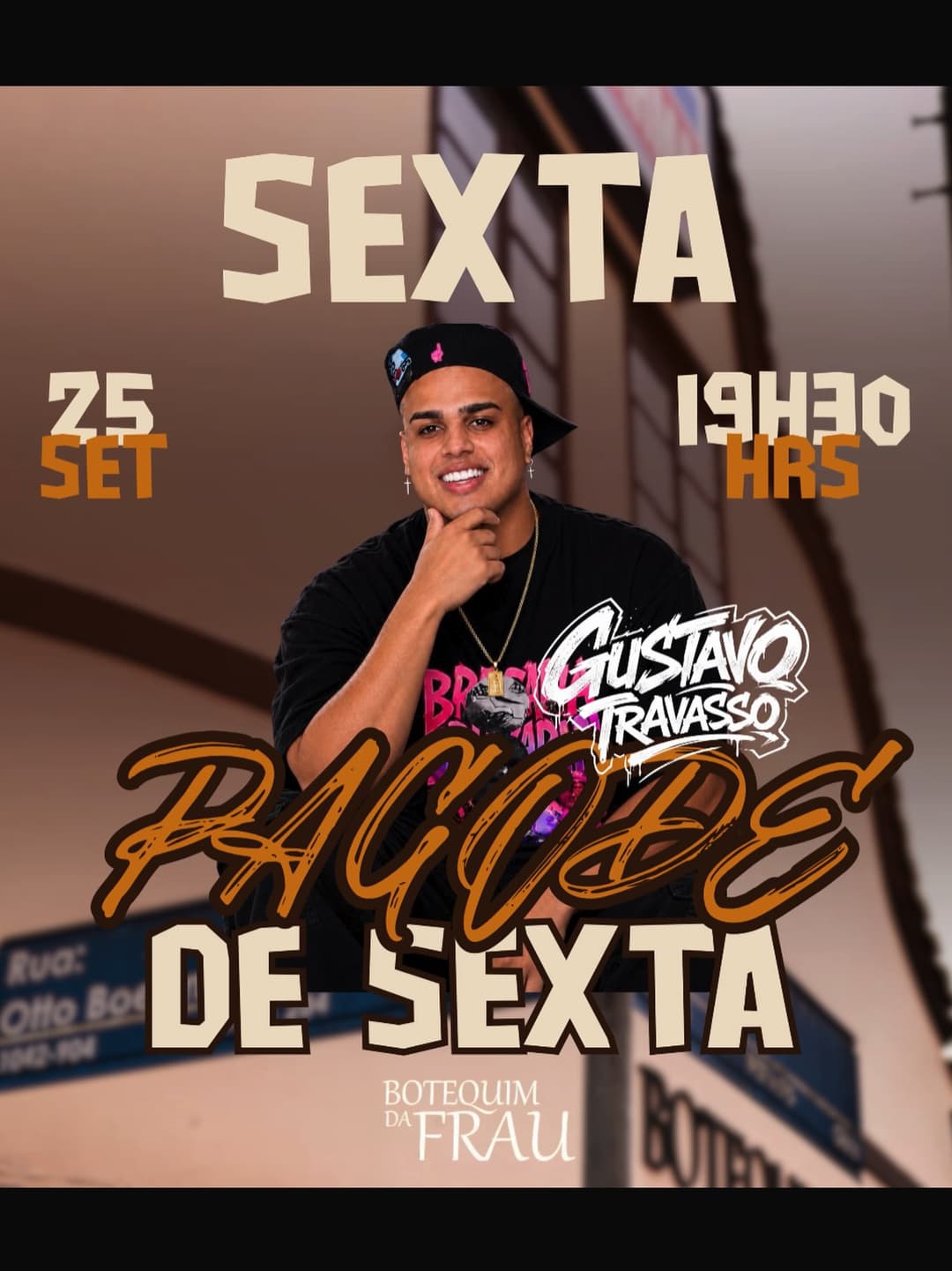 Flyer de Gustavo Travasso
