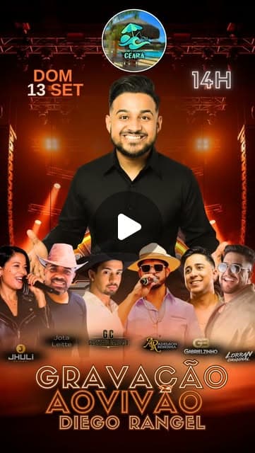 Flyer de Diego Rangel