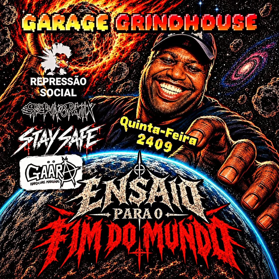 Flyer de Gaära, banda_repressao_social e mais 2 artistas