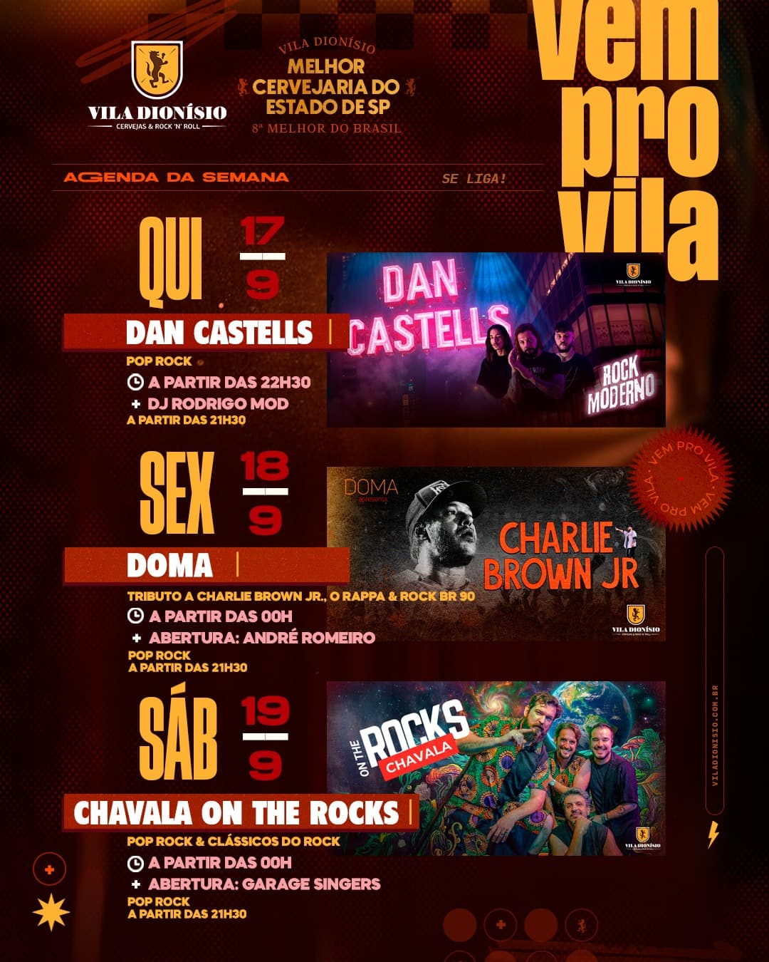 Flyer de CHAVALA ON THE ROCKS e Garage Singers