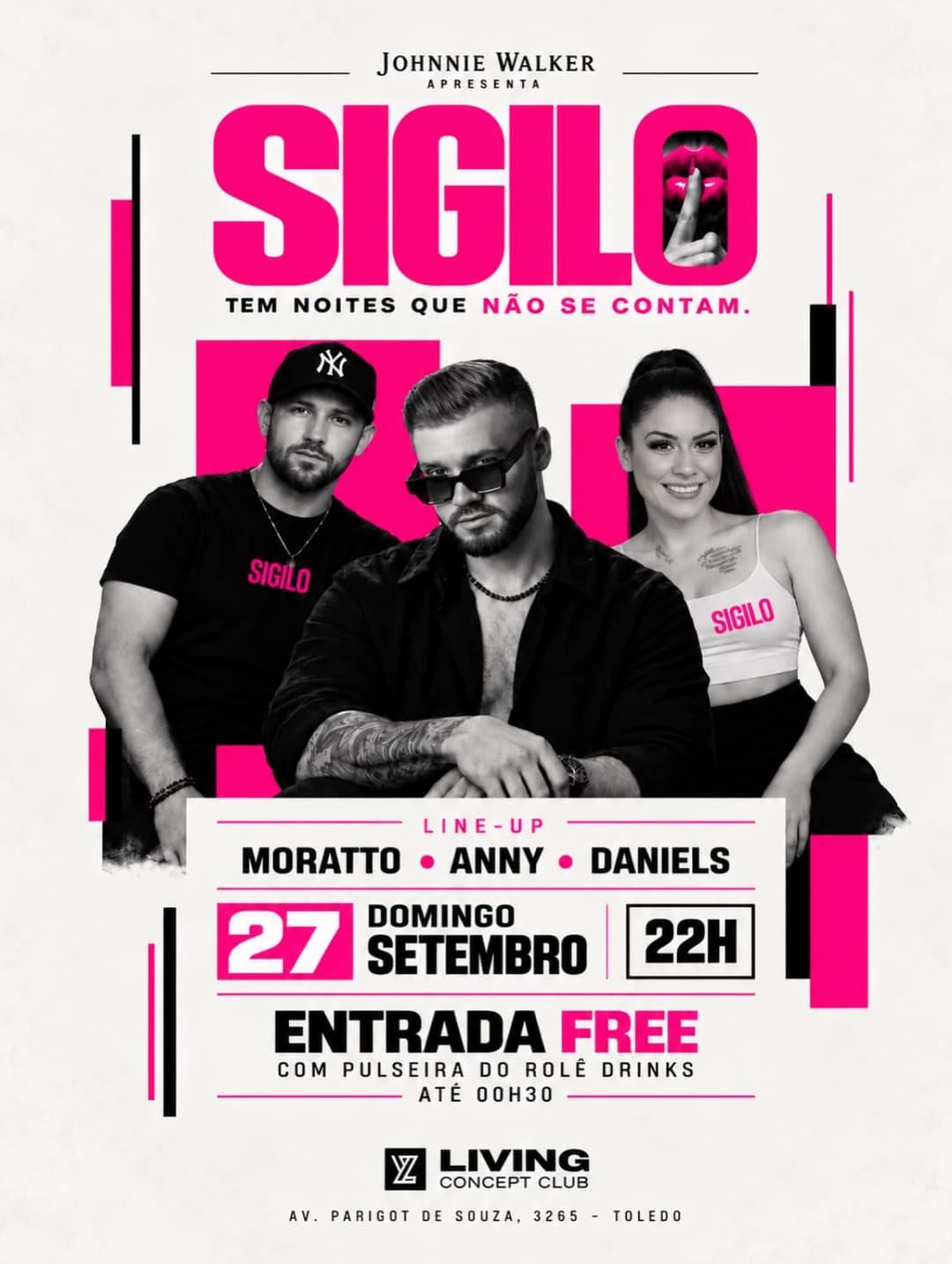 Flyer de Moratto, Anny e Daniel S