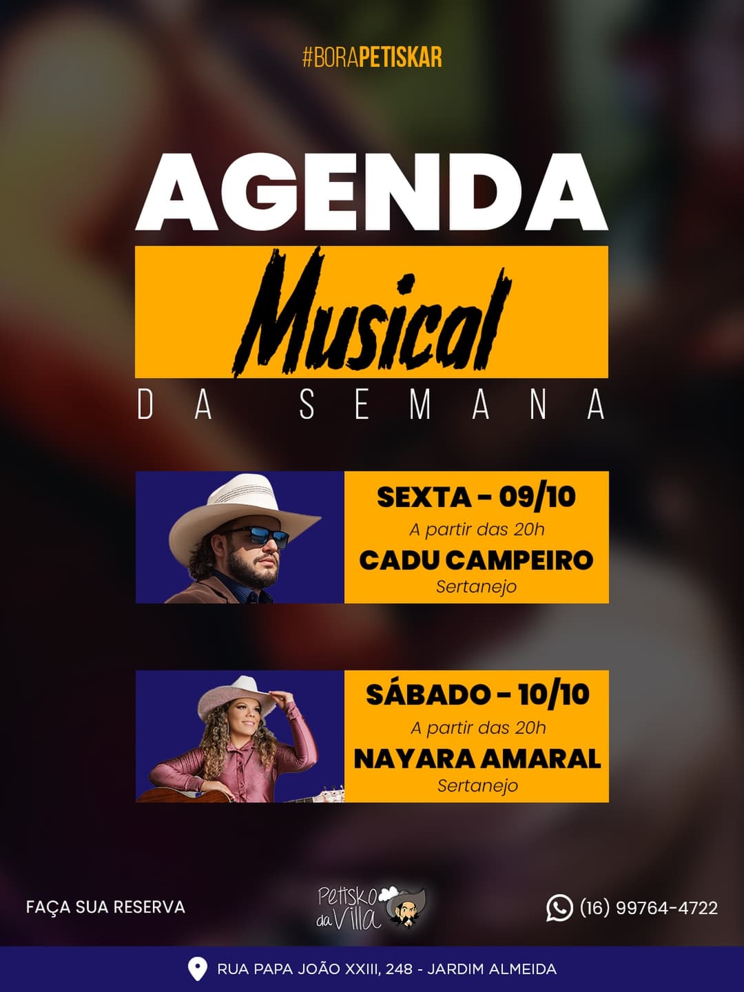 Flyer de Cadu Campeiro