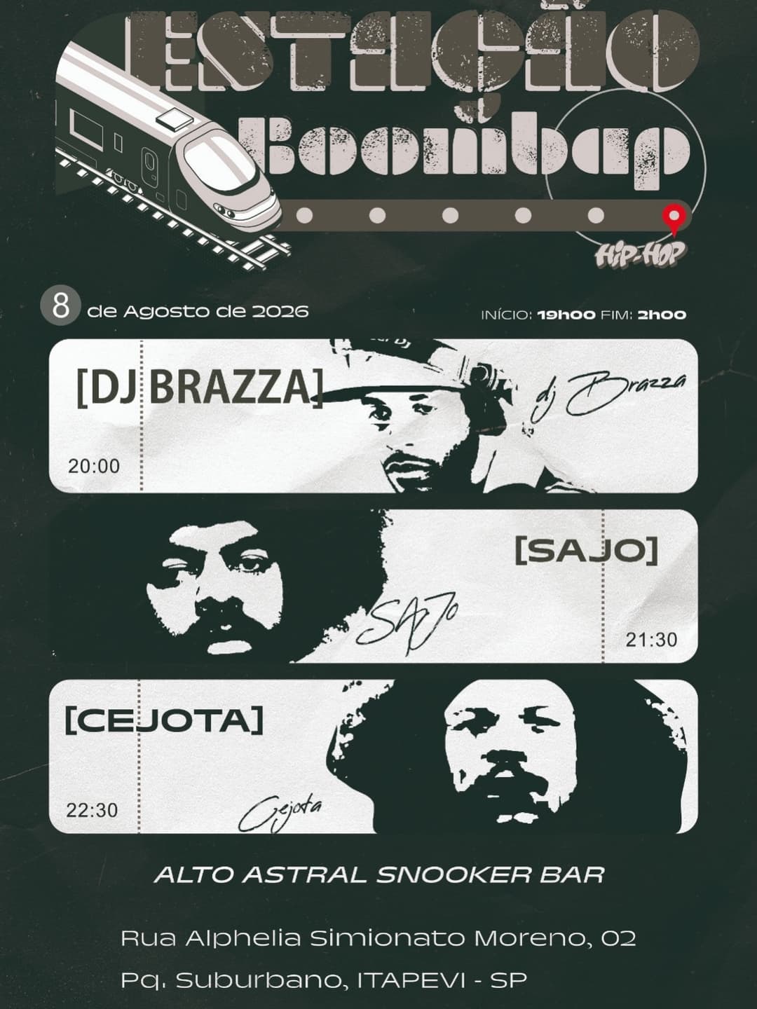 Flyer de DJ Brazza